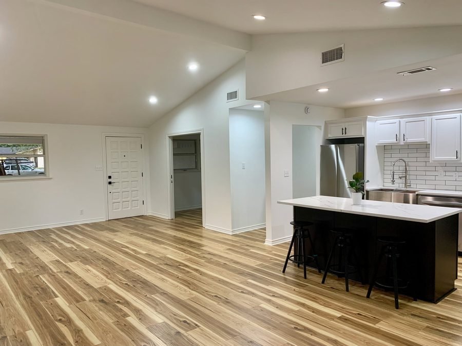 Open kitchen interior from a marketed listing